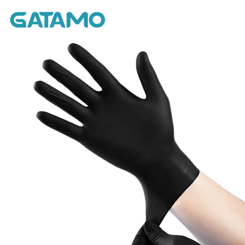 Black Disposable Nitrile Gloves