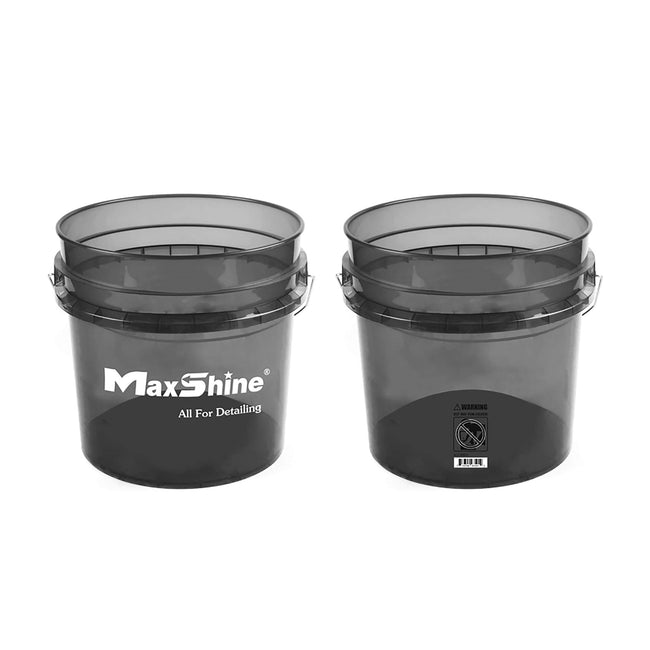 MaxShine Detailing Bucket Transparent Smoke