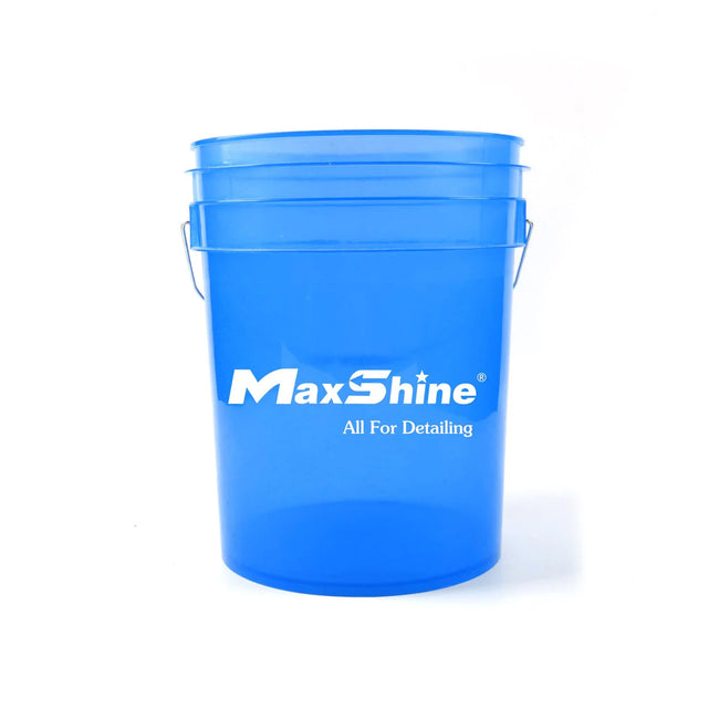 MaxShine Detailing Bucket Transparent Blue