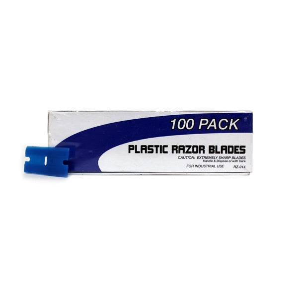 Plastic Razor Blades 100PCK