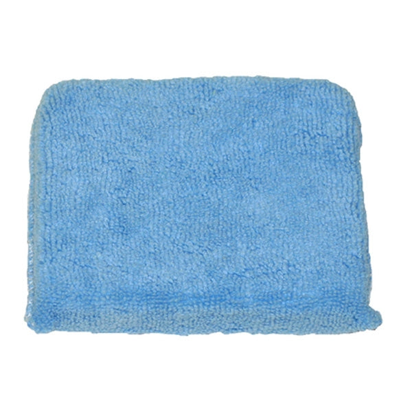 [Saver Applicator Terry] Microfiber Ceramic Coating Applicator Sponge with  Plastic Barrier - 12 pack (Blue/Gray, Thin)